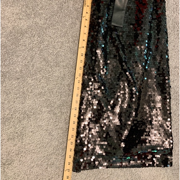 Julia Allert Occasion Black sequins trousers size Large - Picture 8 of 16